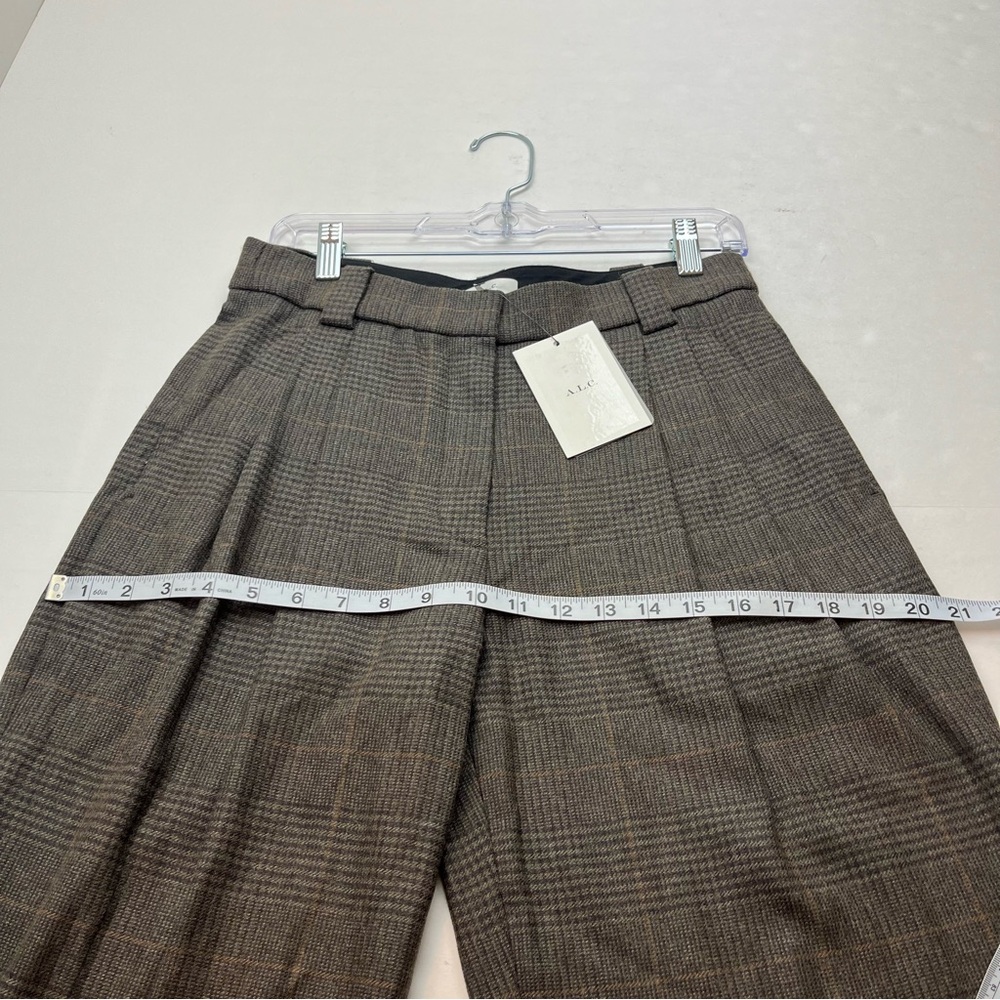 A.L.C. Franklin Tailored Crop Pant Charcoal Grey Gray Multi Wool Blend SZ 2 NEW - Picture 9 of 15